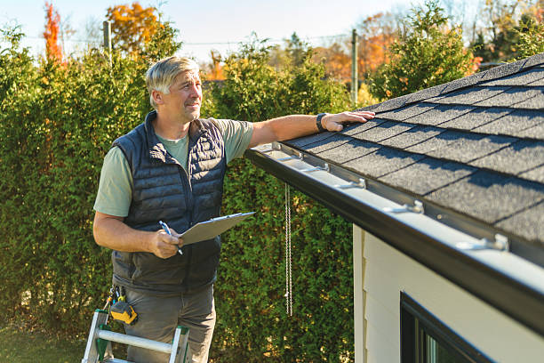 Professional Hail Damage Roof Repair technician working in Post, OR